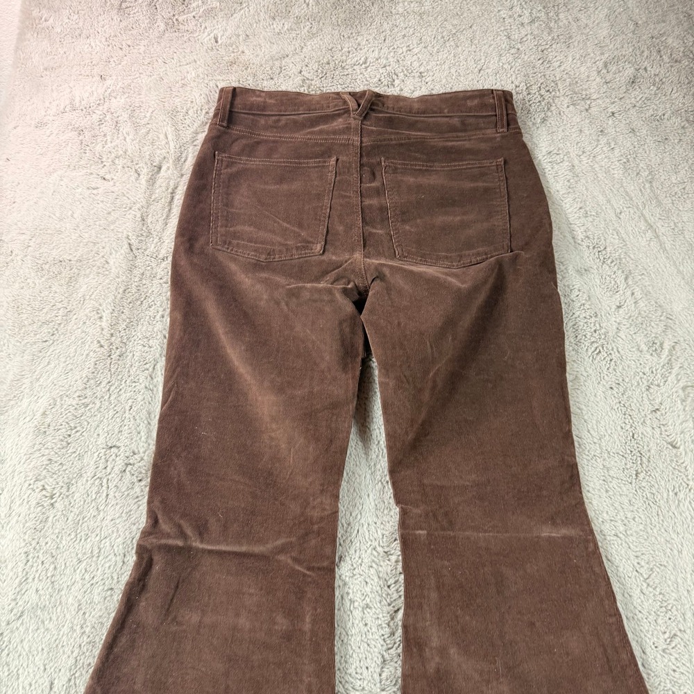 Veronica Beard Jeans Corduroy Sheridan High Rise Flare Bell Bottom Boho Retro 31 - Picture 7 of 16